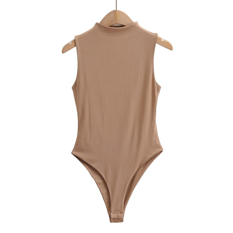 Summer outfits for women elegant bodysuit women sexy bodycon bodysuits black sleeveless one piece outfit women fashion