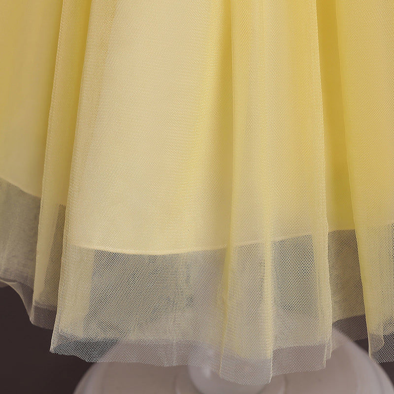 sixsr Girls Ruffles Princess Dress For Kids Wedding Elegant Party Tutu Prom Gown Children Birthday Pageant Communion Formal Vestidos