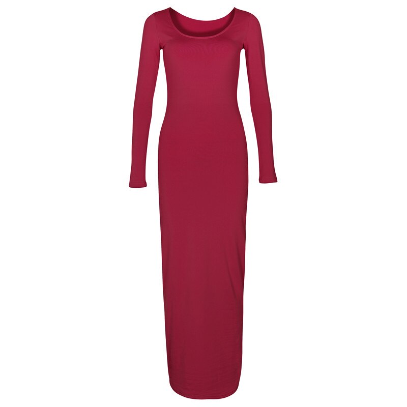 Sixsr Turtleneck Long Dress Autumn Winter Muslim Elegant Office Lady Skinny Long Sleeve Bodycon Casual Dress Women Midi Clubwear GV464