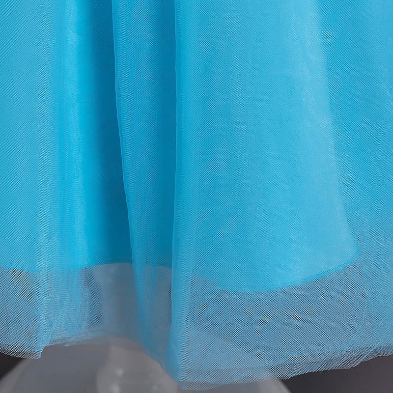 sixsr Girls Ruffles Princess Dress For Kids Wedding Elegant Party Tutu Prom Gown Children Birthday Pageant Communion Formal Vestidos