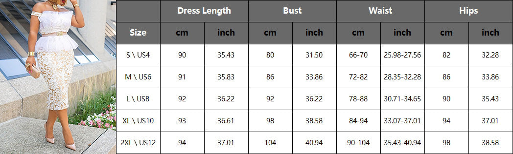 Sixsr Evening Party Date Women White See Through Hollow Out Floral Lace Bodycon Dress Office Lady Spring Summer Work Basic Dresses