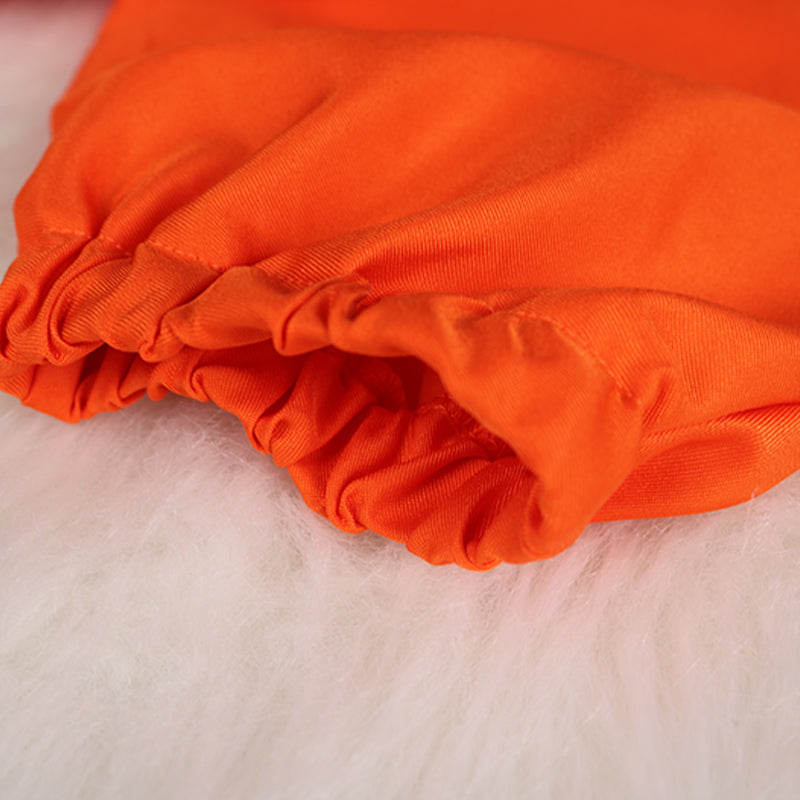Sixsr Women Dress Bare Shoulder Waist Belt Long A Line Pleated Orange Casual Fashion Female Ladies Elegant New Autumn Summer Robes