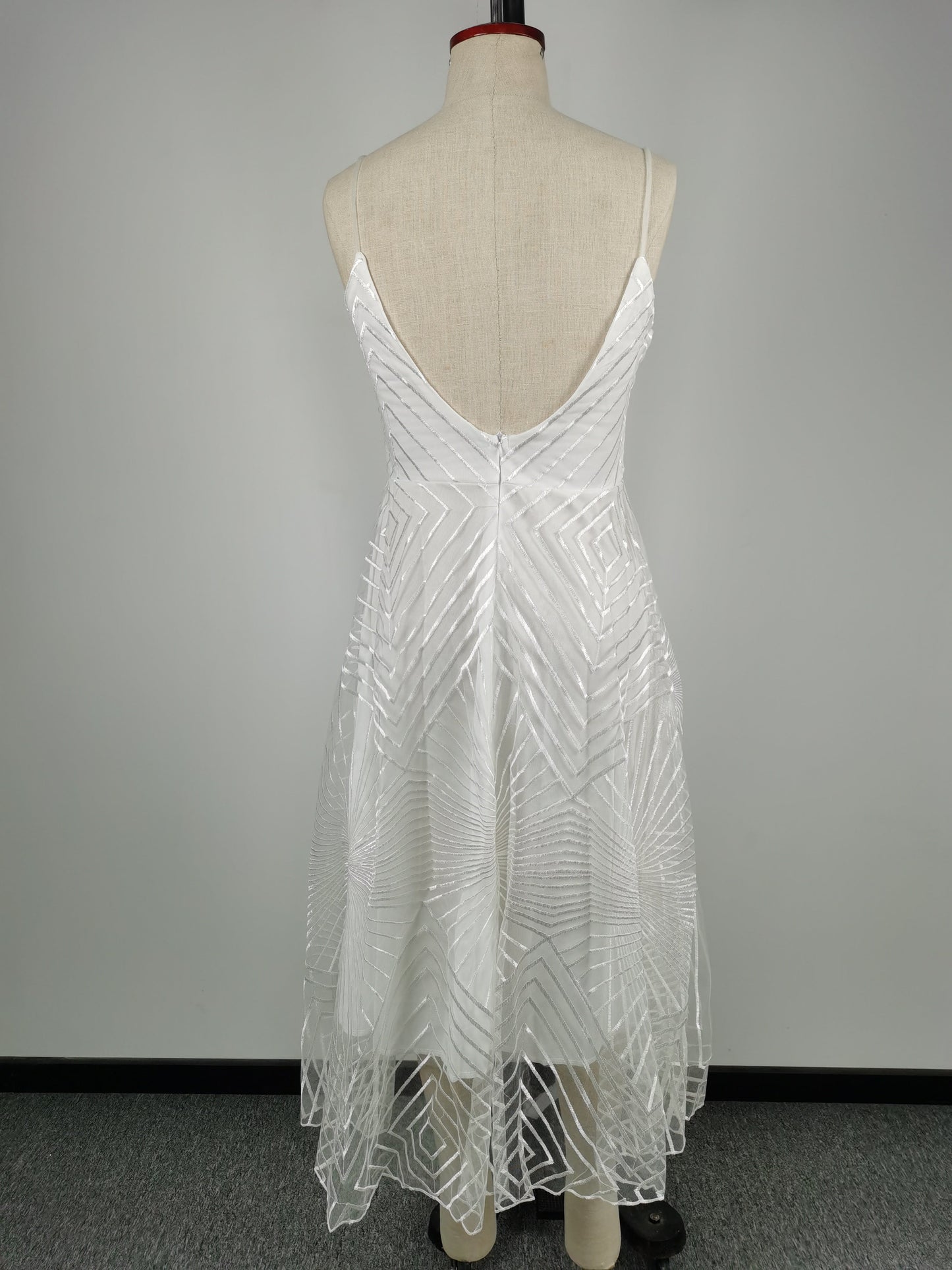 Sexy Slip Backless Embroidered Midi Dresses for Women Summer Elegant Luxury Evening Guest Wedding Long Formal Party Dress
