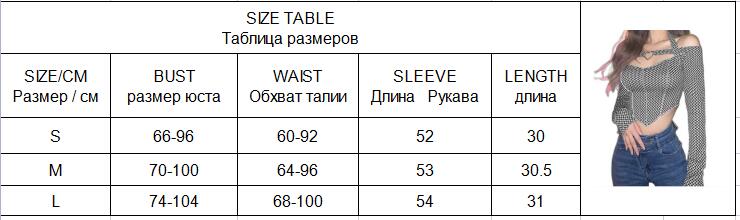 Sixsr Y2K Top Women Long Sleeve T-Shirts 2 Piece Tops Halter Tanks Backless Crop Top Off Shoulder Tees Sexy Christmas Clothes