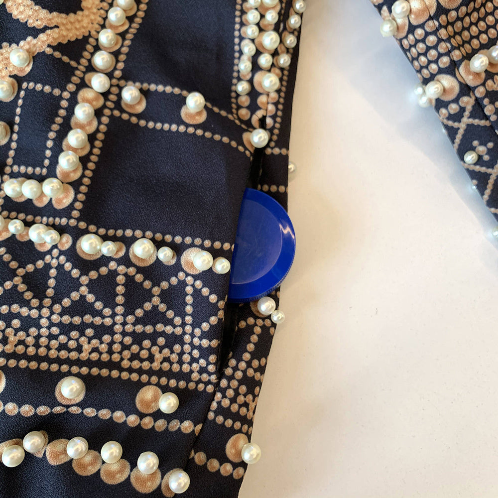 sixsr new Beaded Geometric Autumn Winter Long Sleeves V-Neck Vintage Ladies Outwear vintage fashion Overcoats