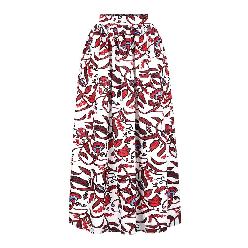 sixsr African Dresses for Women Autumn 2-piece Set Lady Full Sleeve Shoulder Off Festher Dashiki Print Split Skirts Africna Clothes