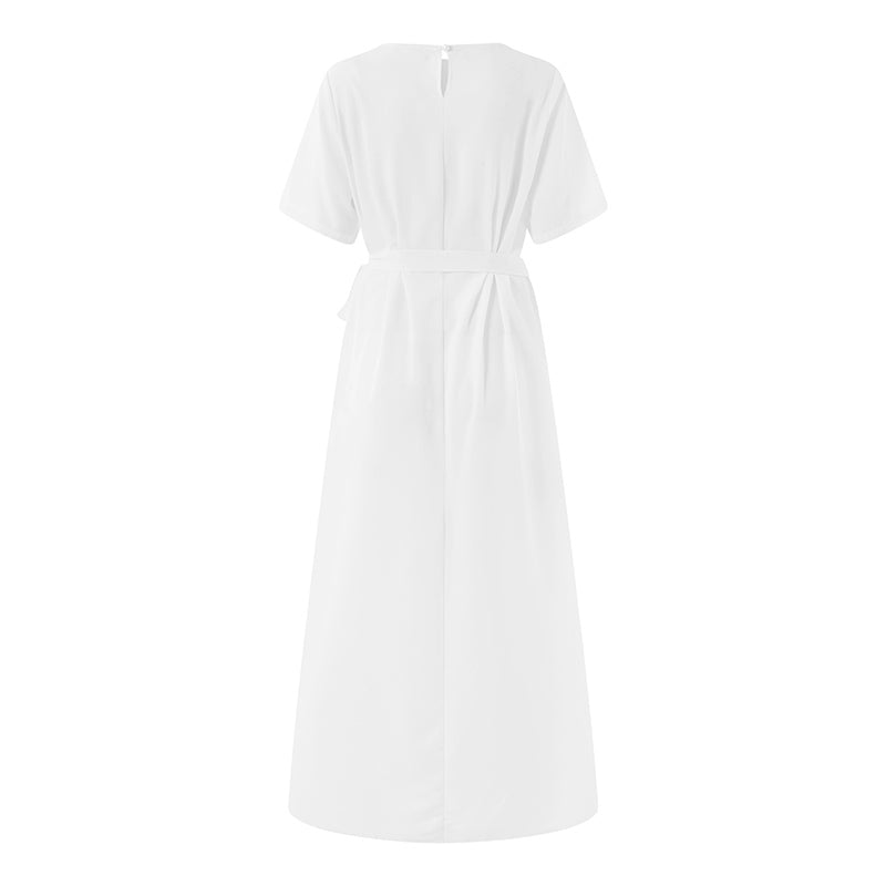 sixsr Sexy Sleeveless Summer Dress Sexy Ruffle Maxi Long Dress With Belt Women Bohemian Sundress Party Vestido Autumn Robe