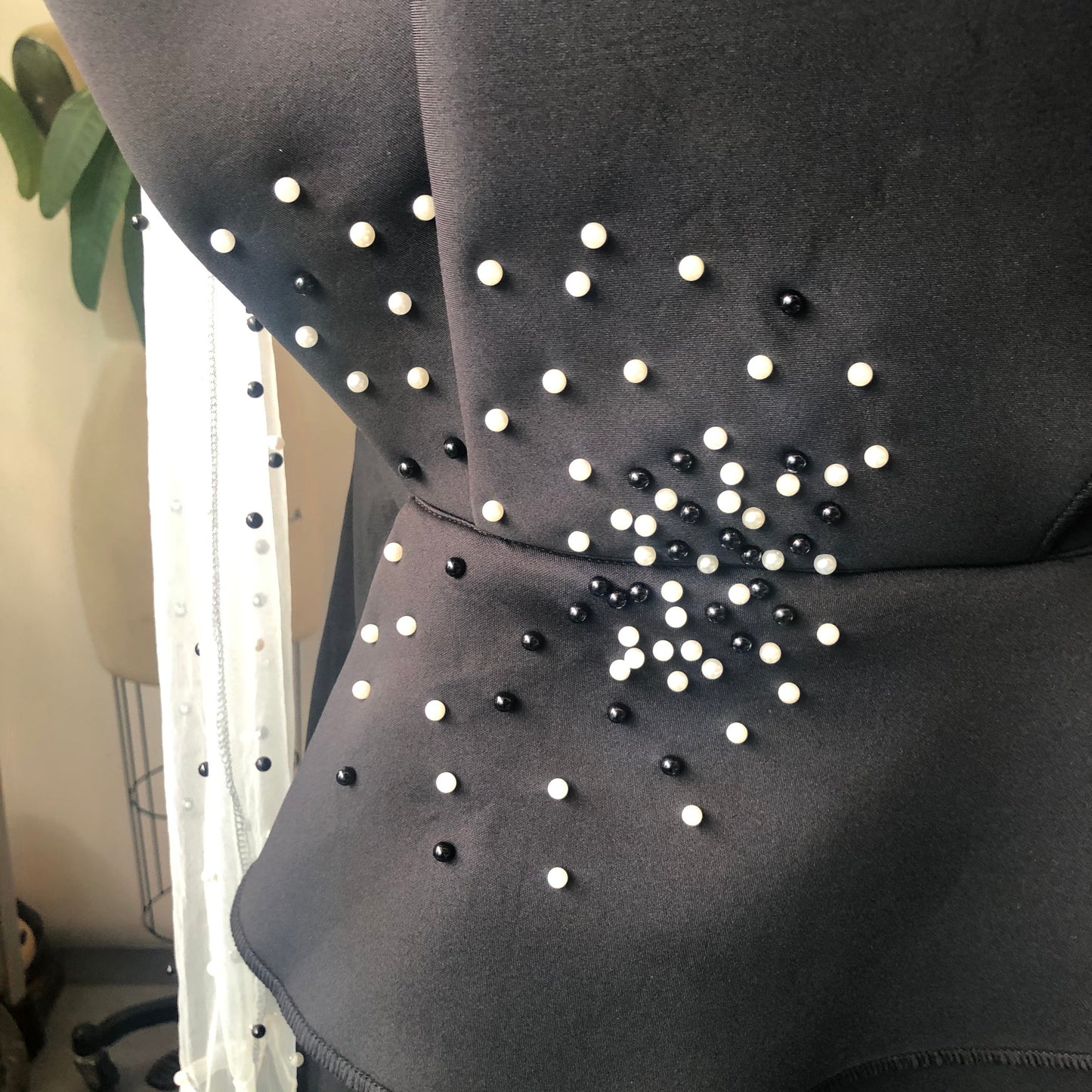 Party Jumpsuit Women Evening Elegant Sexy Mesh Beading Skinny High Waisted One Piece Black Long Jumpsuits Romper Overalls