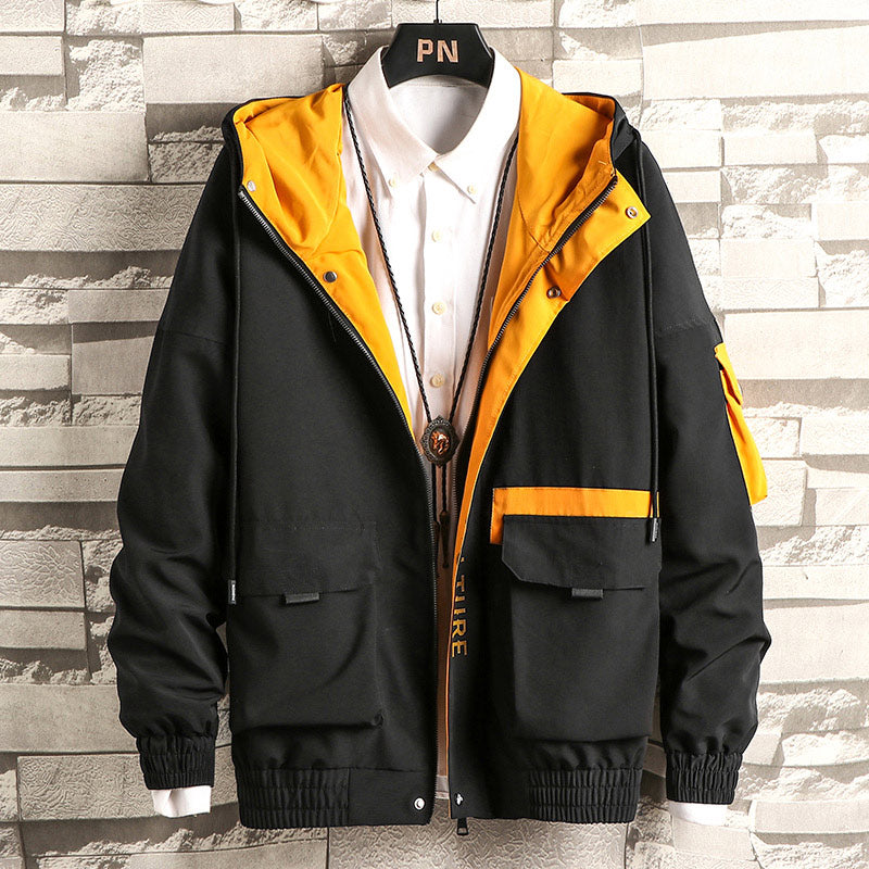 Sixsr New Jackets Men Fashion Hip Hop Windbreaker Coats Casual Jacket Men Cargo Bomber Mens Jackets Coats Outwear Streetwear Wholesale