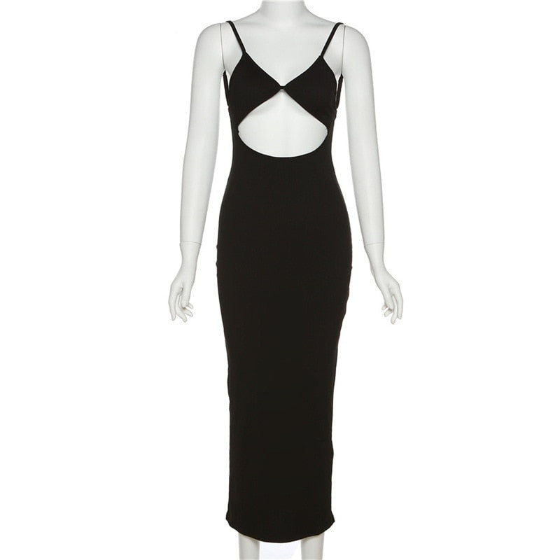 sixsr Summer Dresses For Women Elegant White Cut Out Maxi Dresses For Women Spaghetti Strap Backless Sexy Beach Dress Boho Long Summer Dress Party Wear