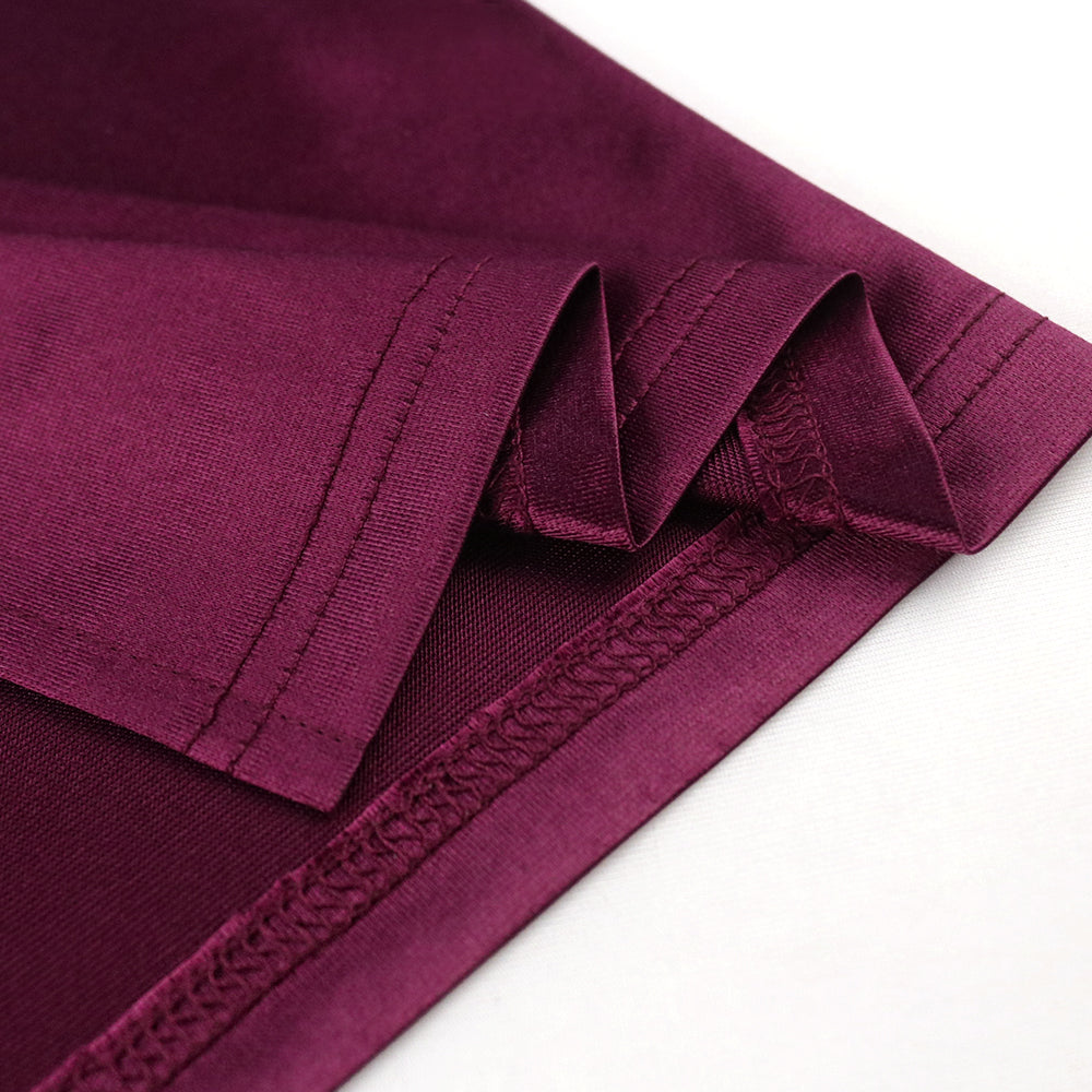 sixsr Women Dress Pleated Long Wine Red Elegant Slit High Collar Slim Fit Sleeveless Maxi Robes Female Shiny Gowns Party  Spring