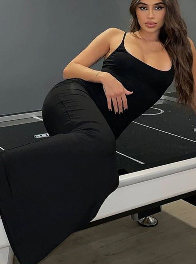 Sixsr Summer Dresses For Women White Bodycon Slip Maxi Dress for Women's Summer Sexy Party Evening Elegant Backless Birthday Straps Wrap Long Dresses Woman