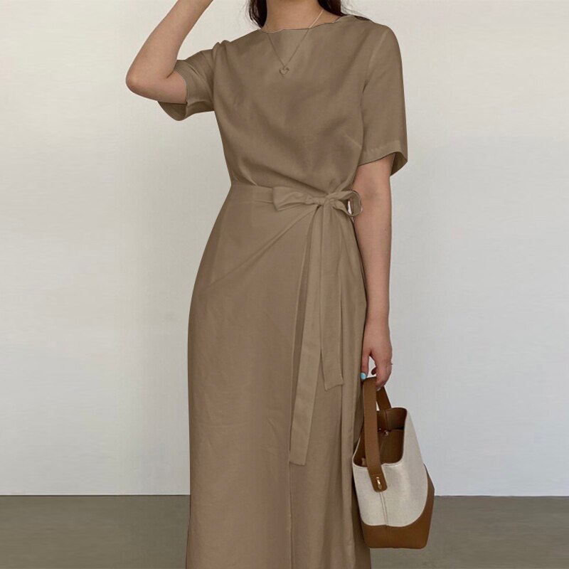 sixsr Sexy Sleeveless Summer Dress Sexy Ruffle Maxi Long Dress With Belt Women Bohemian Sundress Party Vestido Autumn Robe