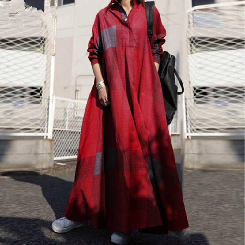 Turkey Muslim Women Long Dress Moroccan Kaftan Solid Maxi Vestidos Elegant Robe Femme Musulman Prayer Garment Islamic Clothing