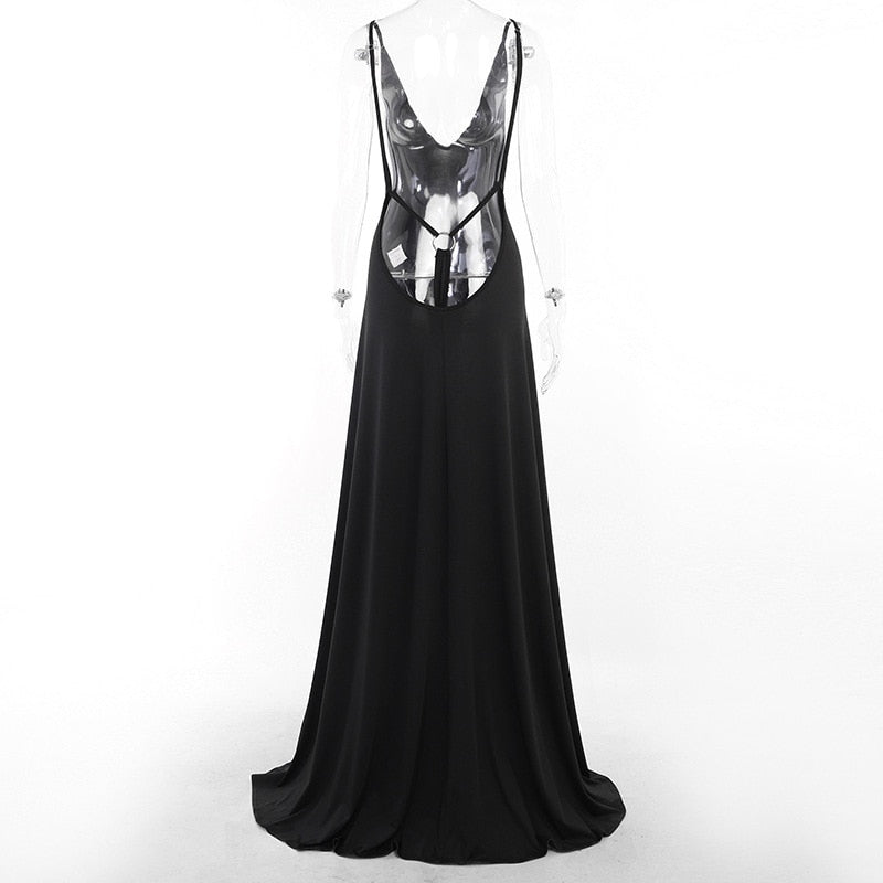 Summer Women Dress Bandage Sexy Backless Maxi Dresses Club Holiday Bodycon Cut Out Sleeveless Elegant Long Dress Women Robe