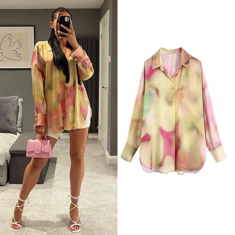Sixsr women satin blouse long sleeve zebra print shirts vintage office ladies tops femme chandails fashion blusa de mujer Chandails