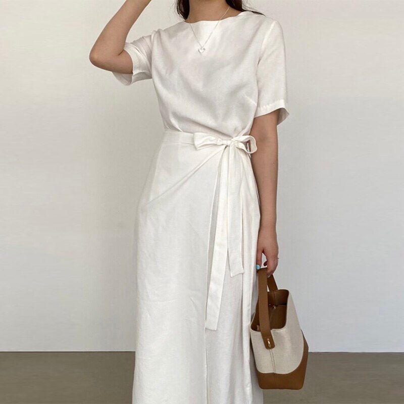 sixsr Sexy Sleeveless Summer Dress Sexy Ruffle Maxi Long Dress With Belt Women Bohemian Sundress Party Vestido Autumn Robe