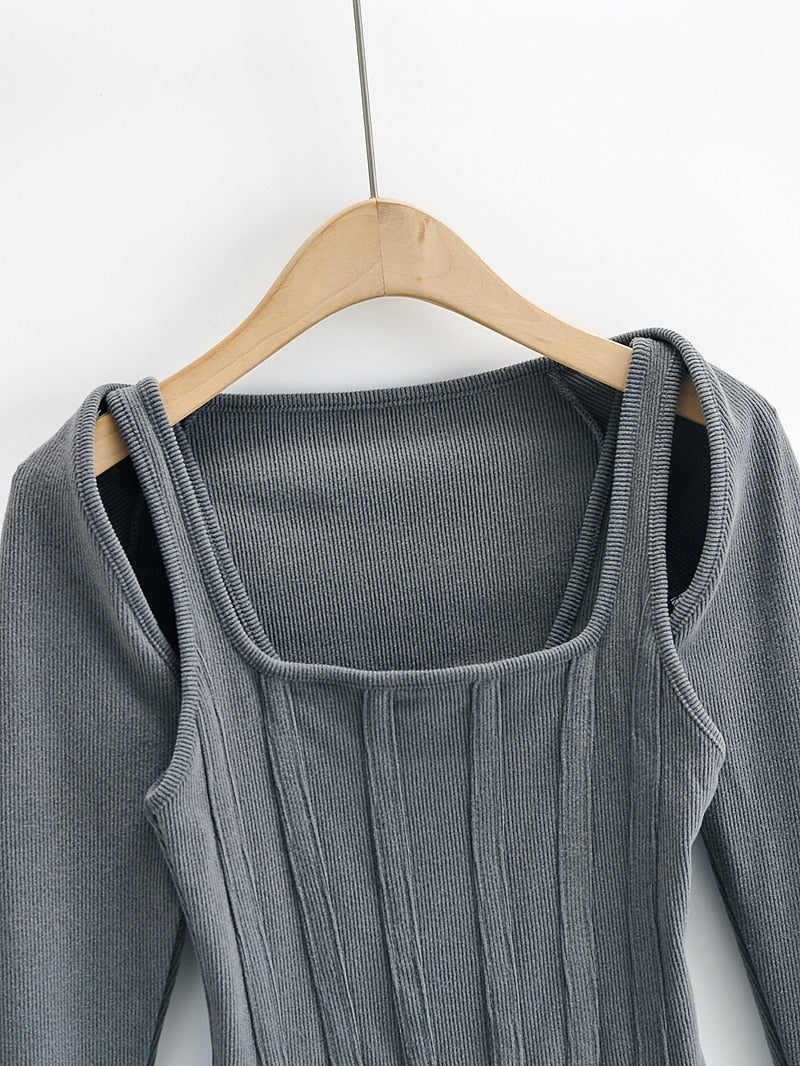Sexy cropped tops women Summer knit tank top fish bone corset top white crop top ribbed cute black tops sets punk clothes