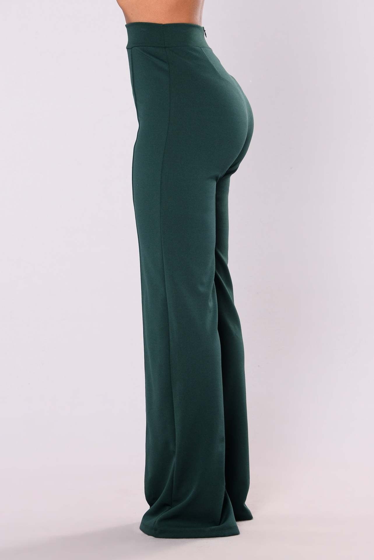 Spring Autumn New Slim Solid Tone Flare Pants Fashion Korean Version Elastic Waist Street Dress Women Suit Wide Leg Pants