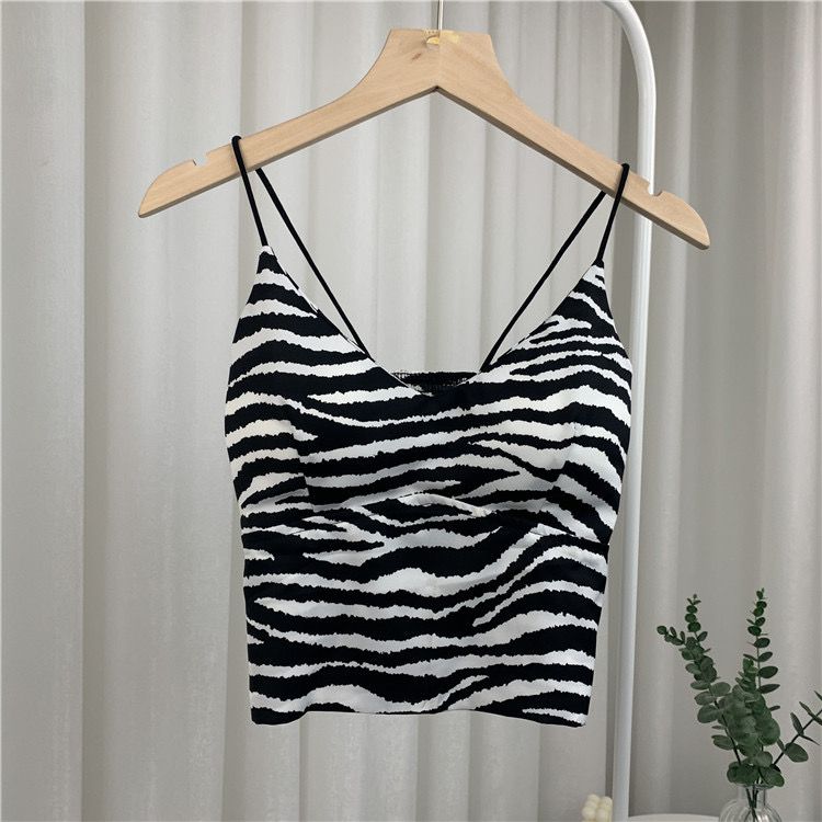 Y2k Tops Women Corset Top Korean Fashion Leopard Crop Top Camis Streetwear Sexy Tank Top Coquette Summer New