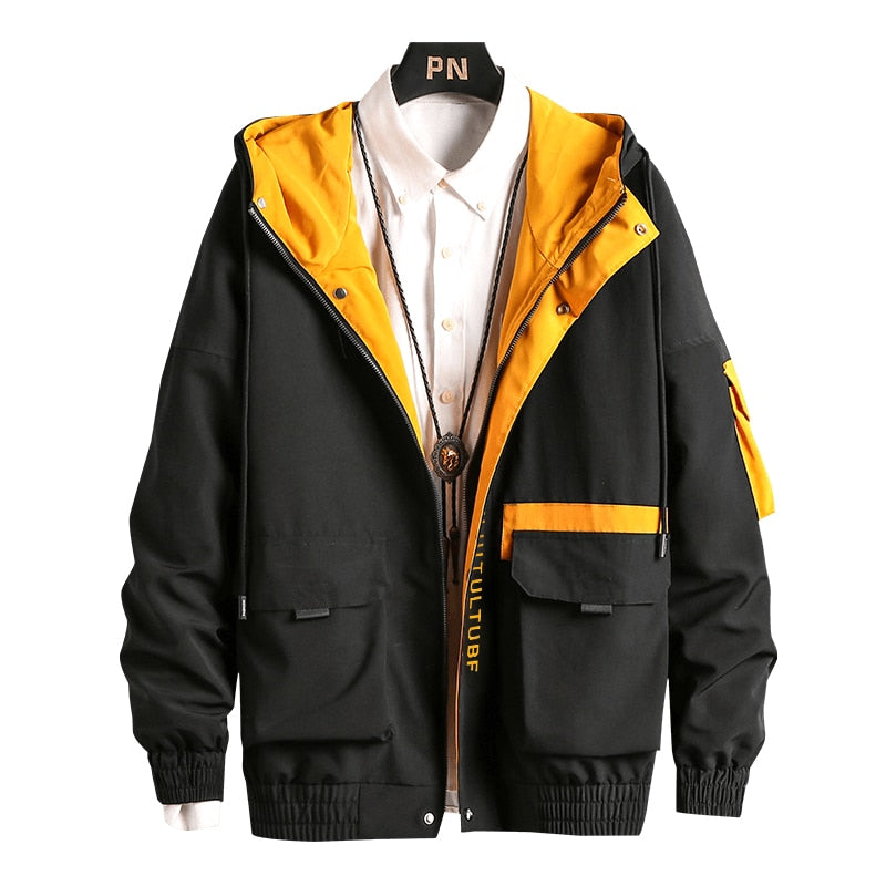 Sixsr New Jackets Men Fashion Hip Hop Windbreaker Coats Casual Jacket Men Cargo Bomber Mens Jackets Coats Outwear Streetwear Wholesale