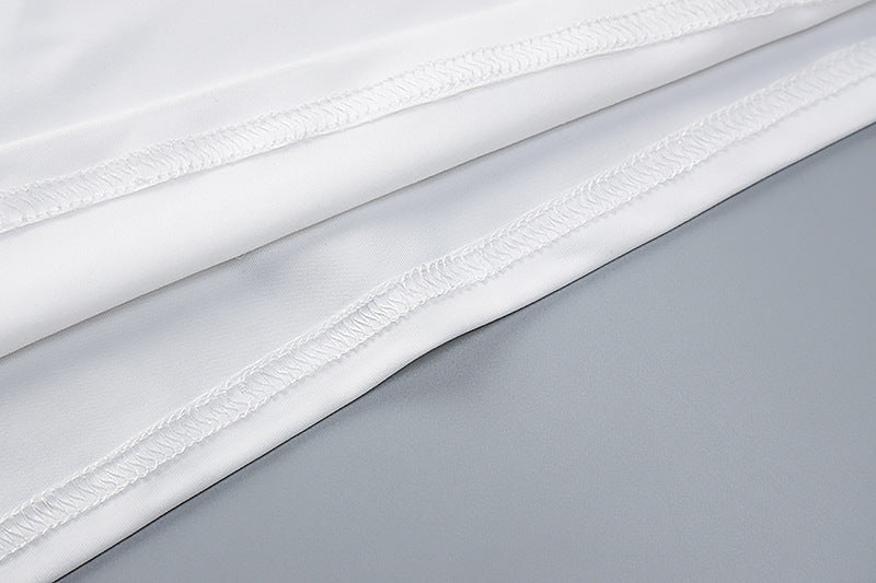 Sixsr Summer Dresses For Women White Bodycon Slip Maxi Dress for Women's Summer Sexy Party Evening Elegant Backless Birthday Straps Wrap Long Dresses Woman