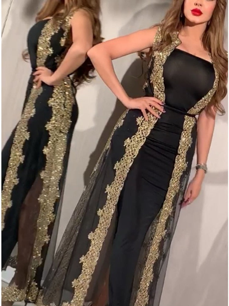 sixsr Summer Outfits Two Piece Set Sexy Night Club Strapless Dress Women Slim Fit Sheath Perspective Mesh Split Shawl Bodycon Party Prom Vestidos