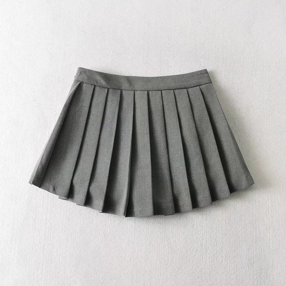 sixsr Summer High Waist Skirts Womens Sexy Mini Skirts Vintage Pleated Skirt Korean Tennis Skirts Short White Black