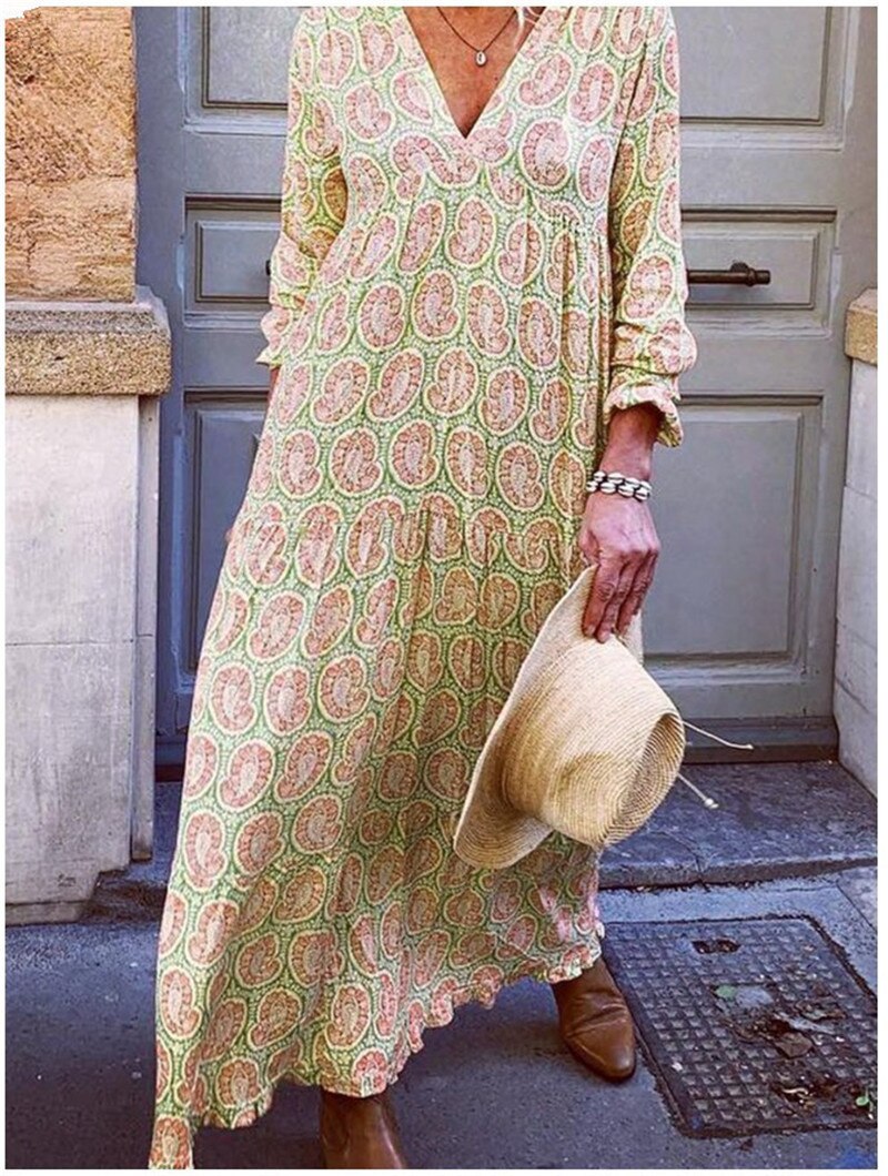 V Neck Pink Women Dresses Holiday Holiday Floral Dresses