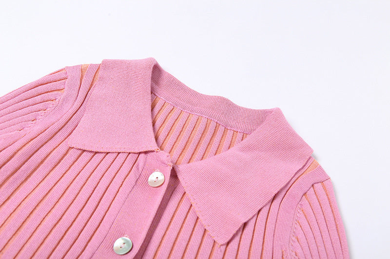 sixsr Fashion Trends Single Breasted Knitted Sweater Women Sexy Long Sleeve Asymmetrical Cardigans Solid Turn Down Collar Autumn Fashion Tops