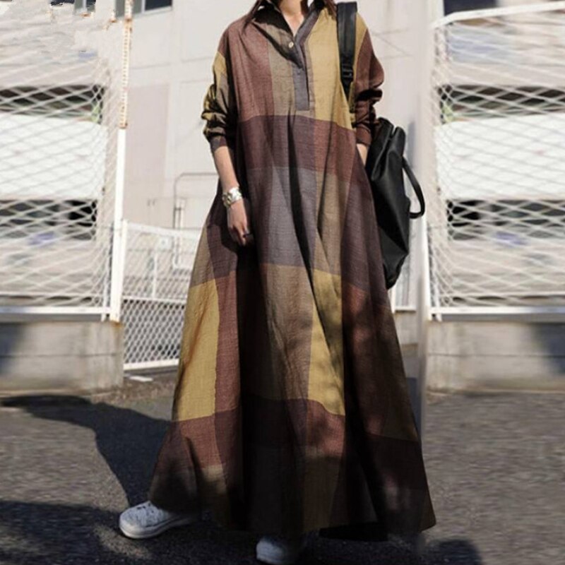 Turkey Muslim Women Long Dress Moroccan Kaftan Solid Maxi Vestidos Elegant Robe Femme Musulman Prayer Garment Islamic Clothing