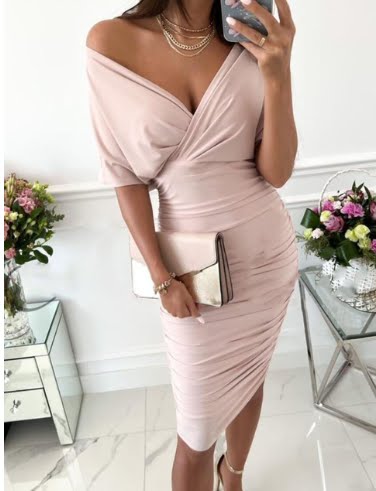 Sixsr Spring Sexy Deep V Neck Ladies Bodycon Dress Elegant Women Solid Lantern Sleeve Sashes Party Dress Casual Female Vestidos
