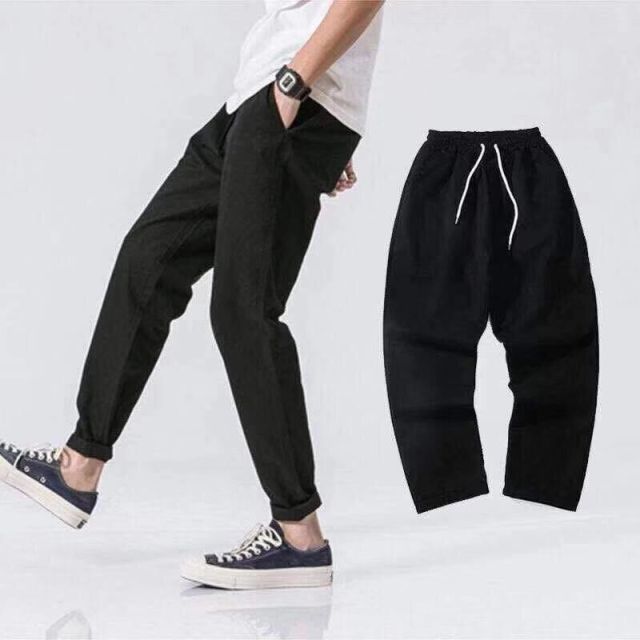 Men New Spring Hip Hop Pants Club Singer Stage Costume Trousers Ribbons Streetwear Joggers Sweatpants Hombre
