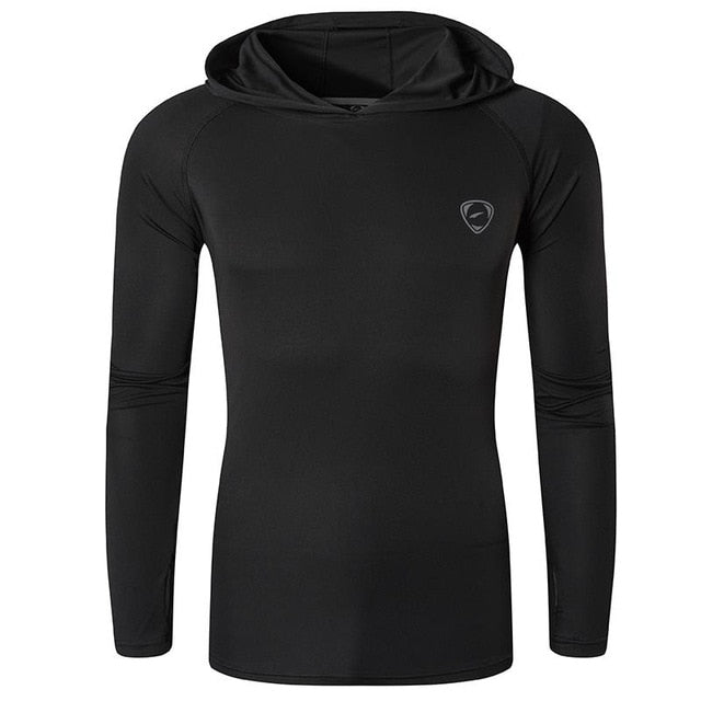Jeansian Men's UPF 50+ UV Sun Protection Outdoor Long Sleeve Tee Shirt Tshirt T-Shirt Beach Summer LA271 LightGray