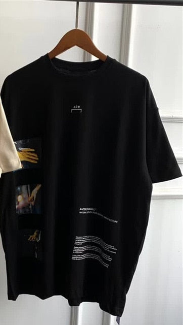 Sixsr A-COLD-WALL Printing Logo T-shirt Men Women Glass Blower A COLD WALL Tee British street culture ACW T-shirts Version Tops