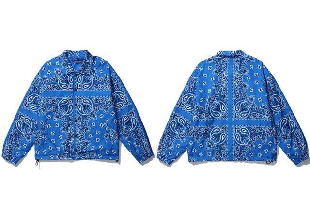 Mens Wear Hip Hop Bandana Paisley Pattern Bomber Jackets Windbreaker Harajuku Streetwear 2024 Autumn Casual Coats Tops Clothing