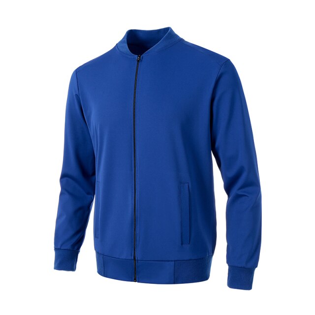 Sixsr New Fashion Solid Color Jackets Men Women V-Neck Zipper Bomber Jacket Sports Casual Streetwear Coat HipHop Outerwear Unisex