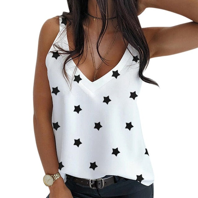 Sixsr Muyogrt Women Summer Blouse Shirts Sexy V Neck Ruffle Blouses Backless Spaghetti Strap Office Ladies Sleeveless Casual Tops