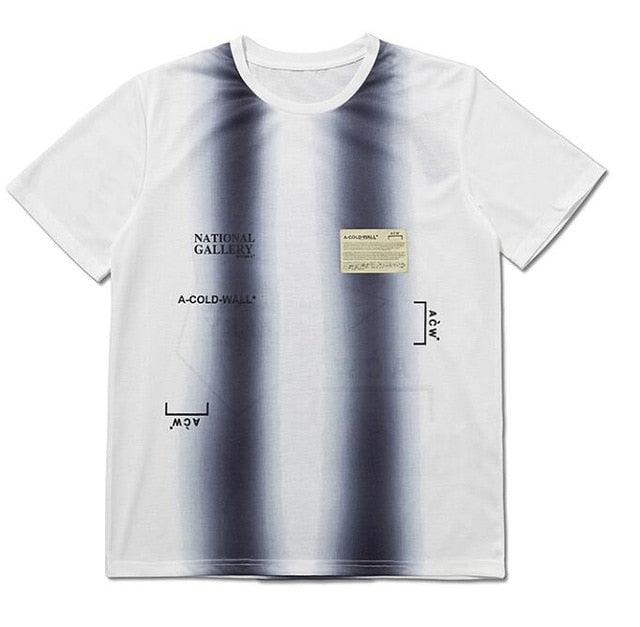 Sixsr A-COLD-WALL Printing Logo T-shirt Men Women Glass Blower A COLD WALL Tee British street culture ACW T-shirts Version Tops