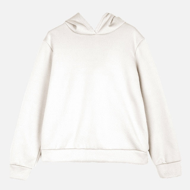 Sixsr Women Elegant Solid Sets For Women Warm Hoodie Sweatshirts And Long Pant Fashion Two Piece Sets Ladies Lace Up Sweatshirt Suits