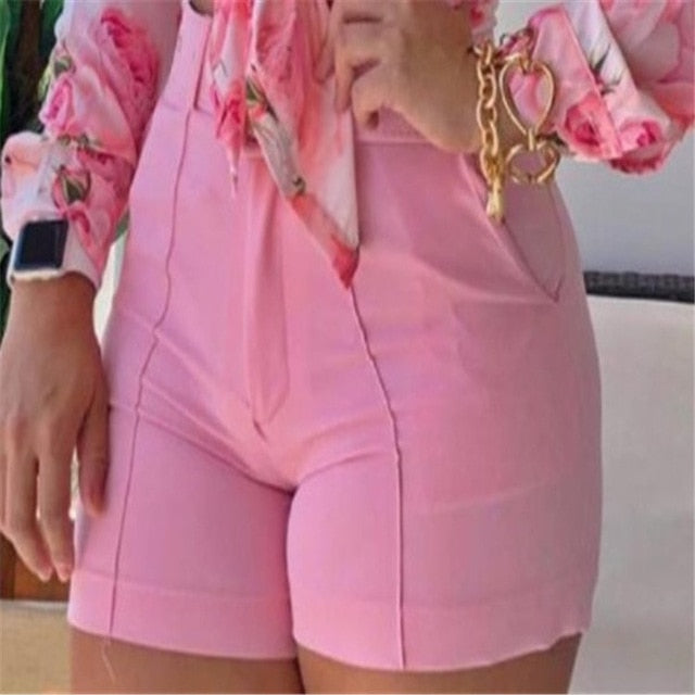 Sixsr Women Long Sleeve Floral Printed Tie Knot Top Blouse Casual Spring Shirts Female