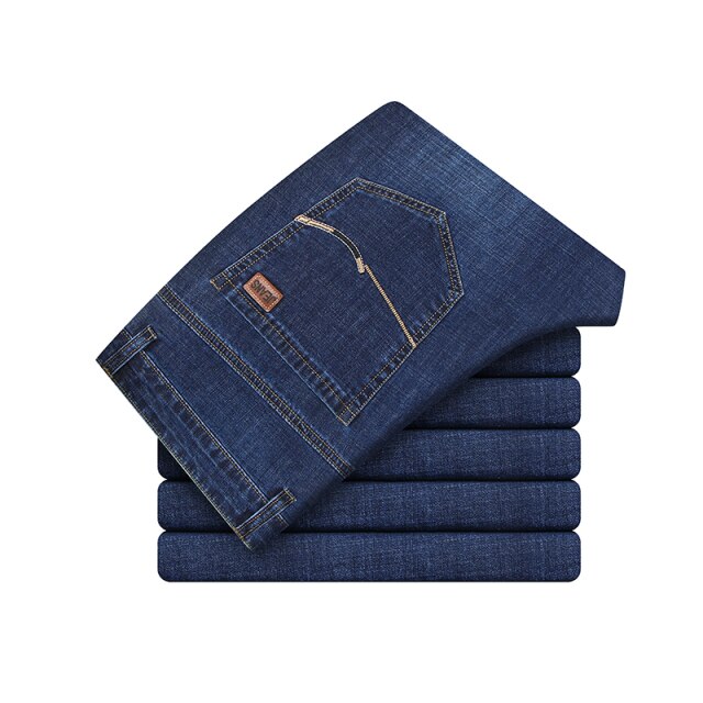 New Jeans Men's Stretch Jeans Classic Style Fashion Casual Business Cotton High Quality Fashion Jeans Men's Slim Pants Size28-40
