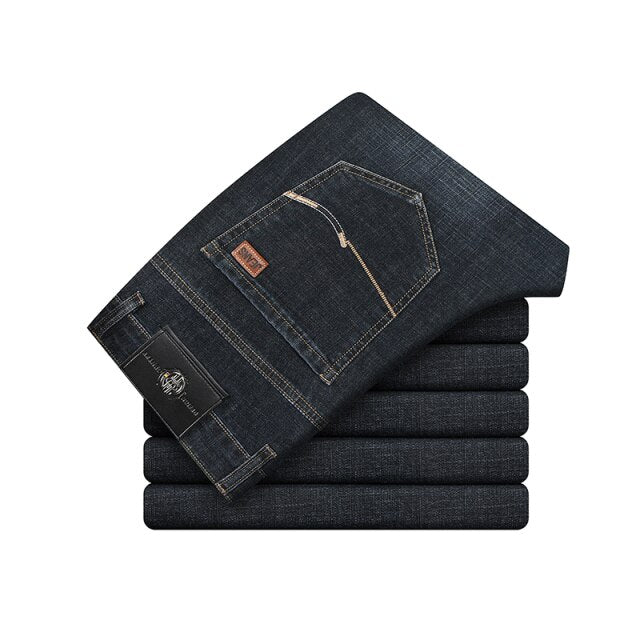 New Jeans Men's Stretch Jeans Classic Style Fashion Casual Business Cotton High Quality Fashion Jeans Men's Slim Pants Size28-40