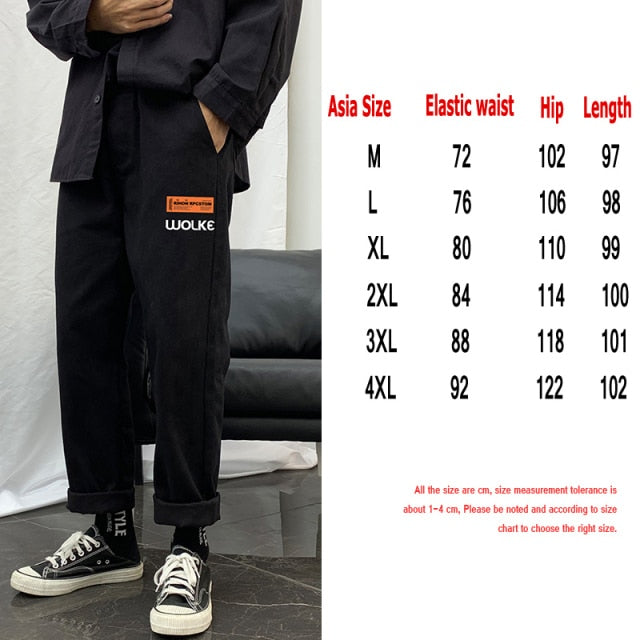 Fashion Print Blue Jeans Pants for Mens Japanese Harajuku Streetwear Teens Plus Size Denim Clothes Boyfriend Baggy Jean Trousers