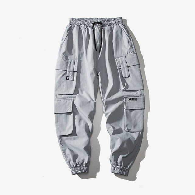 Streetwear Black Mens Harem Joggers Pants Men Cargo Pants 2024 Hip Hop Casual Pockets Sweatpants Male Oversized Fashion Trousers