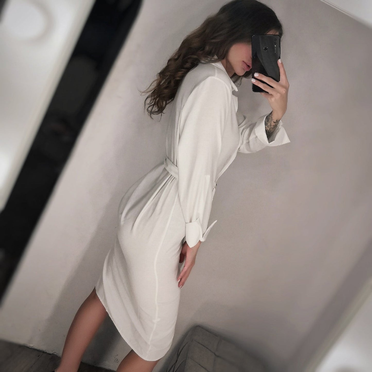 sixsr Summer Women'S Dress Shirt Dress Long Evening Female Vintage Maxi Party Beach Women Dresses Casual Elegant Prom Pure White