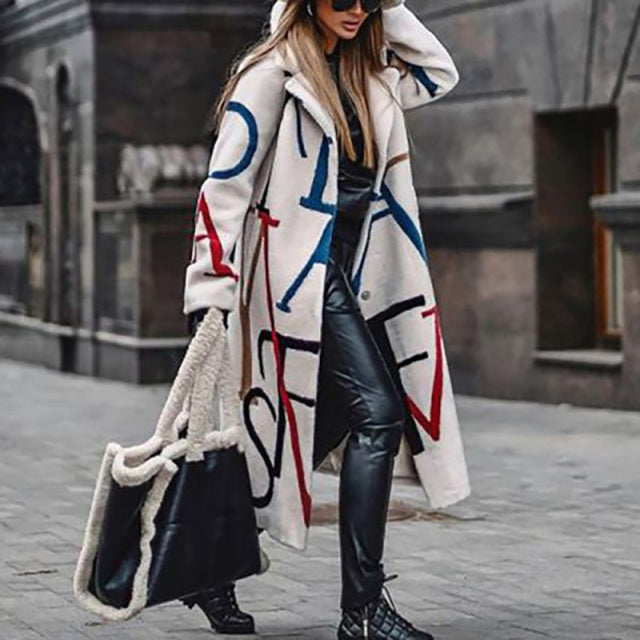 Sixsr Trends Hot Sale Autumn Winter Long Sleeve Pocket Green Outwear Casual Loose Blend Wool Long Overcoat Women Vintage Button Cardigan Tops Jackets