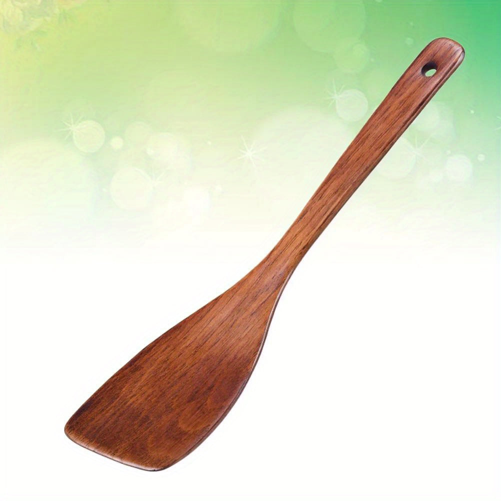 Sustainable Wooden Kitchen Utensil - Non-Stick Spatula & Rice Paddle, Perfect for Cooking & Serving