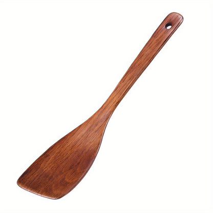 Sustainable Wooden Kitchen Utensil - Non-Stick Spatula & Rice Paddle, Perfect for Cooking & Serving