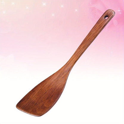 Sustainable Wooden Kitchen Utensil - Non-Stick Spatula & Rice Paddle, Perfect for Cooking & Serving